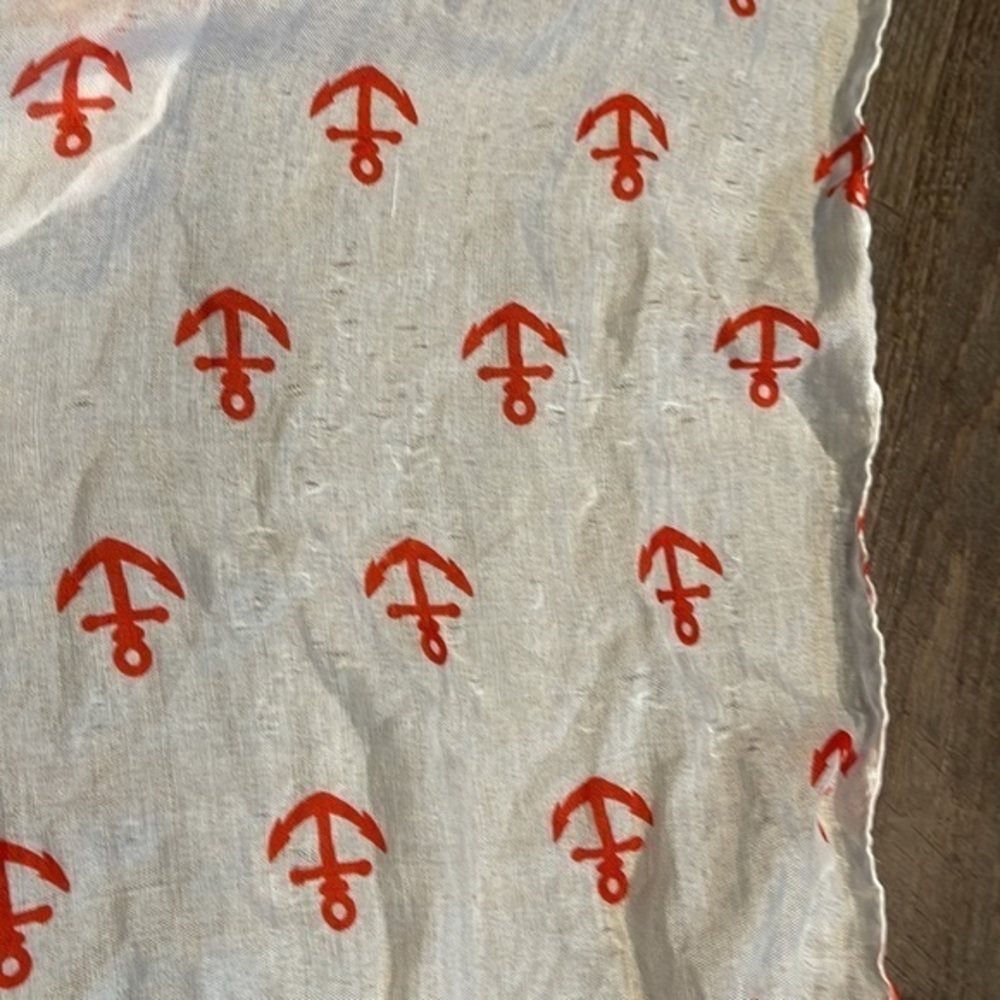 Nautical anchor scarf - Picture 4 of 4